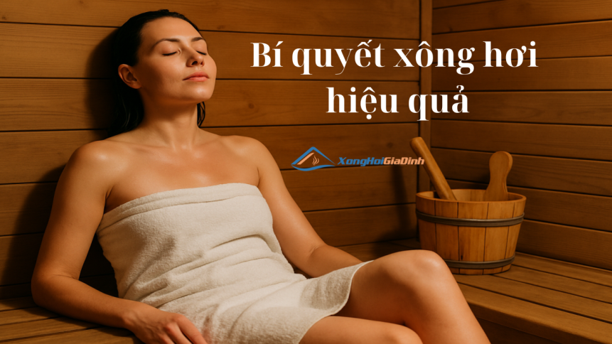 Bí quyết xông hơi hiệu quả